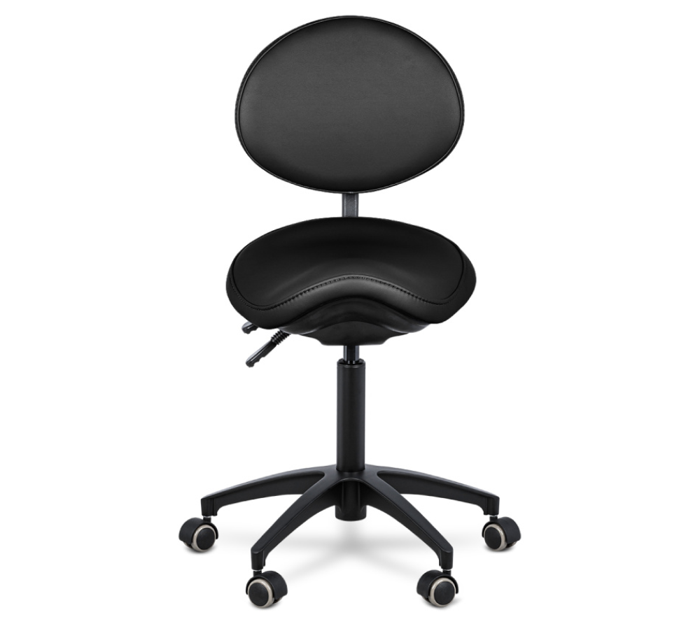 mercury black стул-седло со спинкой